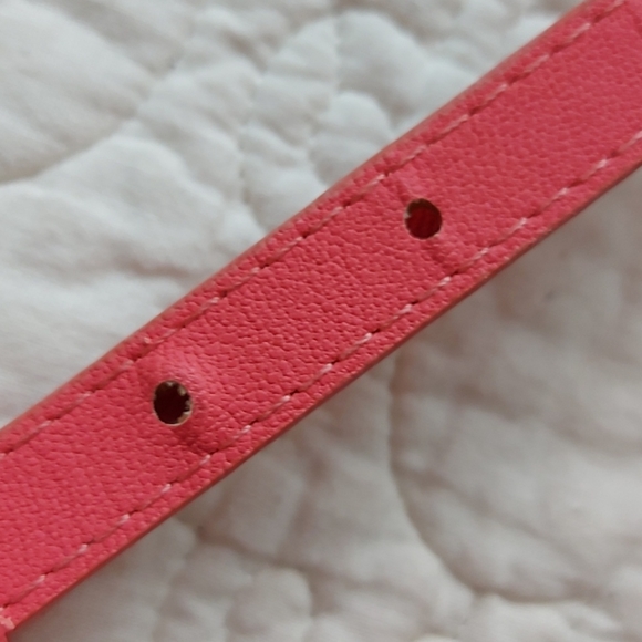 H&M pink studded skinny belt - Picture 3 of 5
